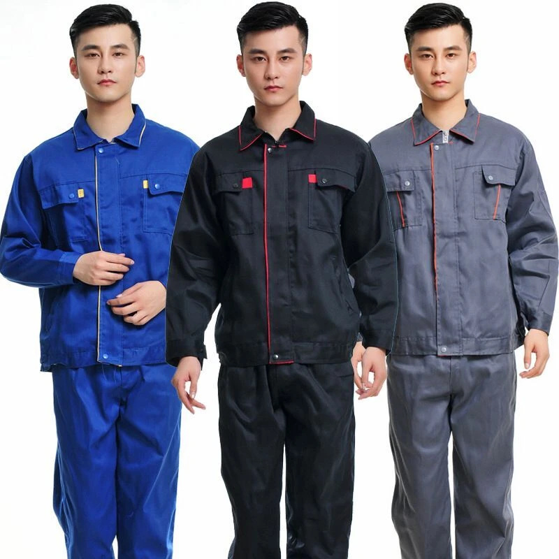 Long sleeve fire resistant quality-assured clothes uniform shirts plain dyed worker uniform work clothing