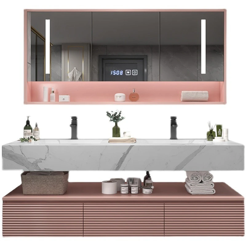 Luxury American style Bathroom Furniture Double sinks Bathroom Vanity washroom cabinet