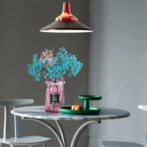 Luxury Home Decorative GAOSI glass geometric vase cylinder vase