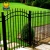 Import Made In China Design Galvanized Steel Security Fences Gates Home Yard Big Cast Wrought Iron Metal Fence Entrance Gate from China