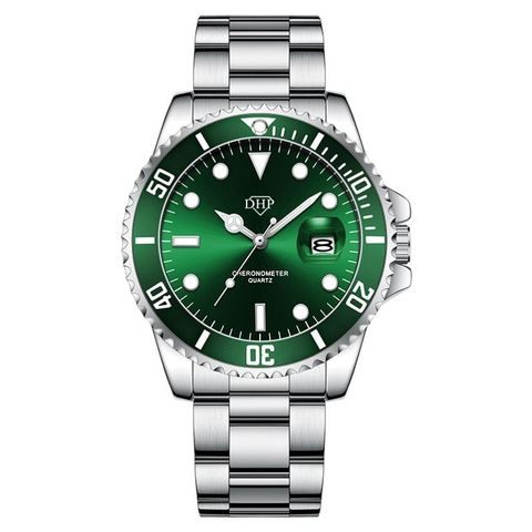 ManS Sport Brand Fashion MenS Watches Waterproof Wristwatches Stainless Steel Wrist Quartz Silver Watch