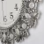Import Manufacture Supply Newest Sample Buttery Luxury White Silent Wall Clock from China