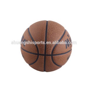 Manufactured Wholesale Customized Pattern Outdoor Pu Rubber Basketball Size 7 Gifts Leather Basketball