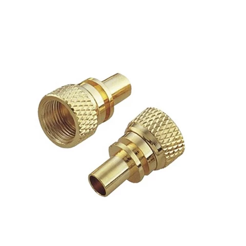 Manufacturer High precision custom CNC machining products Brass knurl nut