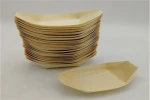 Manufacturer Price 100% Eco-friendly wood boat for sushi and fruit