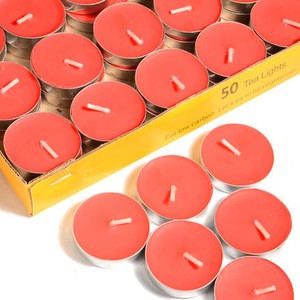 massage candles wholesale unscented tea light candles made in China