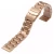 Import Matt brushed 3 beads metal solid stainless steel watch band watch strap watch bracelet chain from China