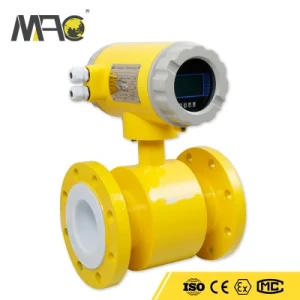 Max DN1000mm PTFE Linings in Large Diameter Flow Meter for Water Corrosive and Abrasive Fluids