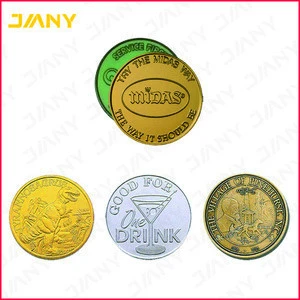 Metal Crafts Good Quality Cheap Custom Token Coins