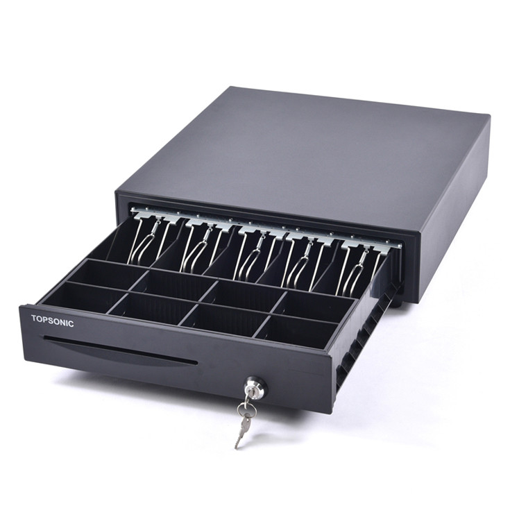 Buy Metal Front Panel Pos Cash Register System Supermarket Cash Drawer ...