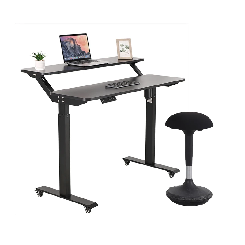 Metal Office Furniture Height Adjustable Modern Electric Office Standing Desk