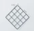 Import Metal Wall Craft Home Hotel Bar Shop Grids Decoration Nordic Style from China