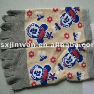 Mickey Mouse Sock Jacquard finger Socks Knitting Machine