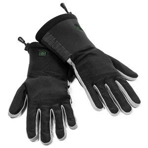 Microfiber gloves Rechargeable battery heated ski gloves