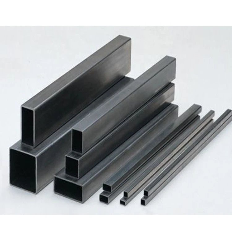Mild Steel MS Black Iron Square Tube SHS RHS Hollow Section Steel Pipe For Furniture