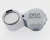 Import Mini  Loupes Jewelry Diamond Magnifiers Magnifying Glass Ingenious portable Loupe Magnifier Silver color with retail box from China
