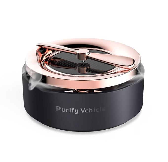 Mini Solar Aromatherapy Interior Car Air  Solid Perfume Purification  Long-lasting Freshener