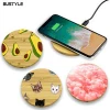 Mobile Phones Bamboo Fast Wireless Charger Cell Phone Wireless Charger For Latest 5G Universal Mobile Wireless Car charger