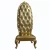 Import modern cheap commercial furniture luxury royal solid wood PU leather crystal king throne sofa from Pakistan