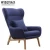 Import Modern design comfortable relax living room fabric leisure wooden arm single sofa chairs for sale from China