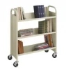 Modern Design Steel book trolley, metal book cart, School library furniture