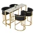 Import modern fabric bar stool high quality metal leg bar chair with velvet cover from China