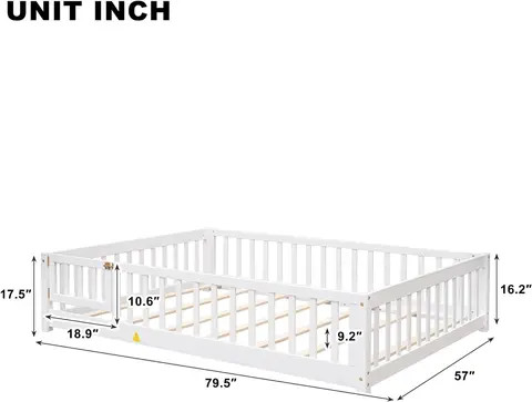 Modern high quality crib furniture, playpen crib with door crib