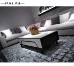 Modern Living Room Furniture Set Corner Sofa+TV Cabinet+Tea Table