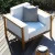 Import Modern teak garden chair furniture sets outdoor curved sofa set patio sofa furniture beach sofa chair from China