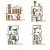 Modern Wood Bookcase/Furniture Wooden Bookshelf/Wooden Book Shelf