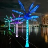 Multicolor Outdoor Waterproof Coconut lights Artificial LED Palm Tree light for Holiday Decoration
