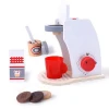 Multifunction Baking Bakery Roast Breakfast Machine Bread Maker Toaster Wooden Kitchen Set Toy