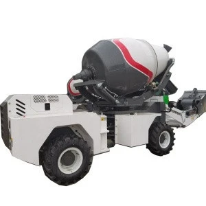 Multifunctional 4m3 Small self-loading concrete mixer truck