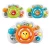 Import Musical infant learning toy educational plastic baby steering wheel with light from China