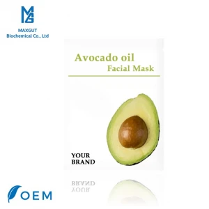 Natural Avocado oil facial skin care face mask