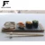 Import Natural Slate Sushi Tray with Bamboo Plates, Ceramic Bowls, Chopsticks Suit 30x14cm from China