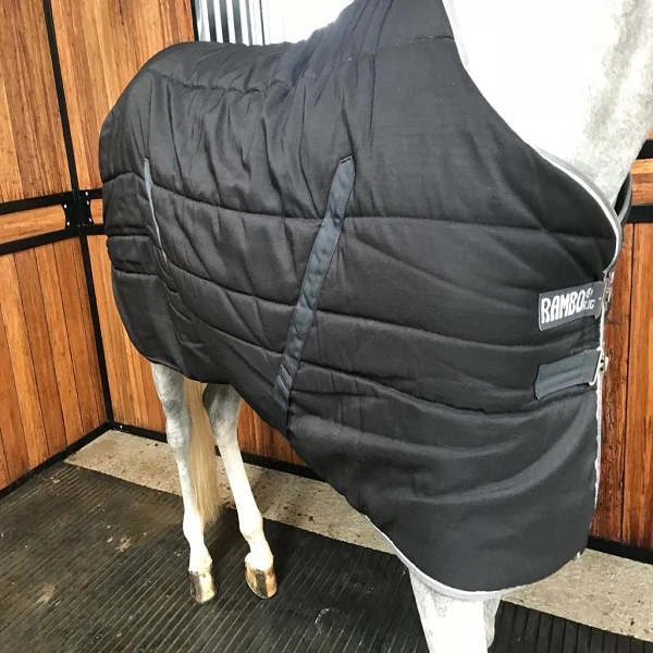 Navy turnout horse rug waterproof fleece lined breathable horse blankets manufacturer India