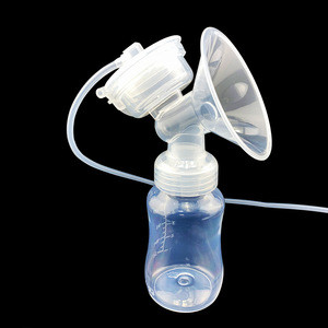 new 100% food grade silicone baby feeding bottle breastfeeding set  products Double-bottles electric silicone breast pump