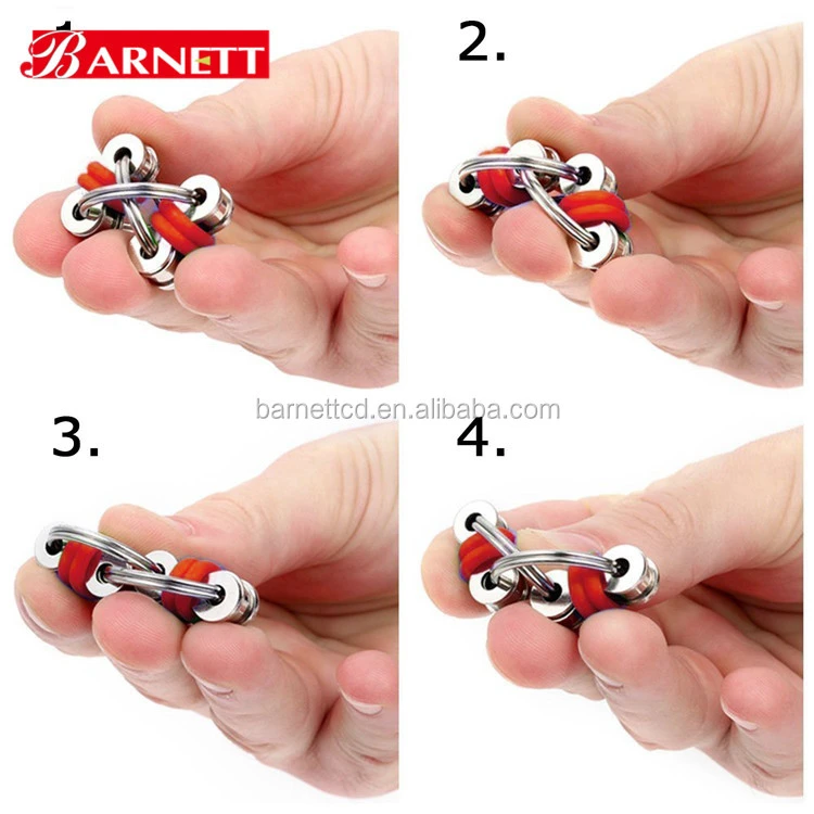 New arrival Customizing colorful bike chain fidget toy