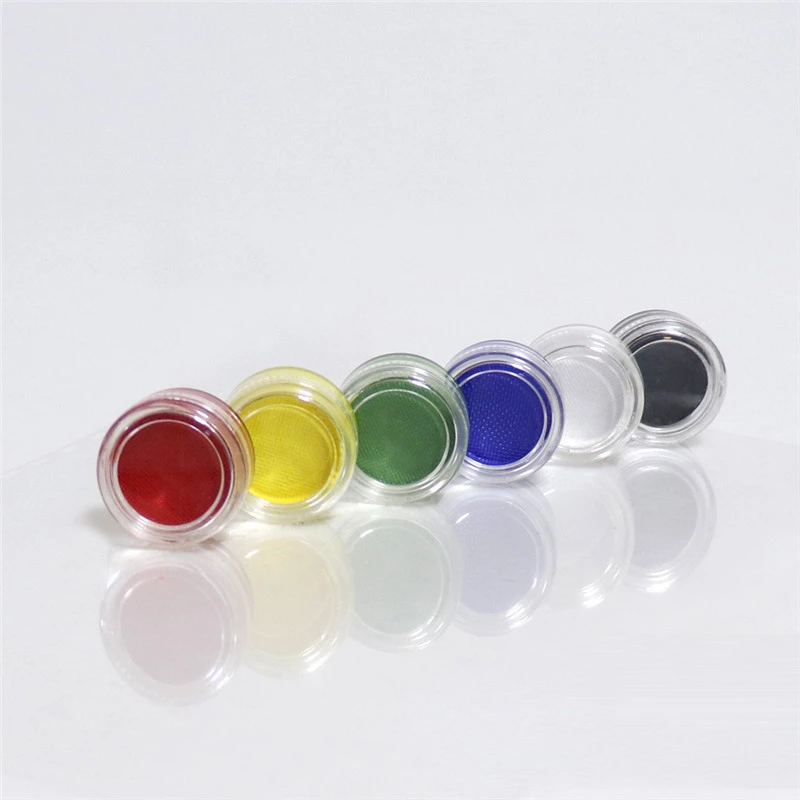 New arrival popular 12-color 10g rainbow water based face body paint kit