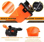 New Arrival Portable Pet Travel Leak Proof Outdoor Hiking Dog Water Bottle Food Container Silicone Folding Bowls
