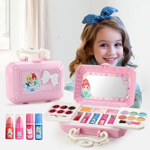 New arrival portable wholesale makeup toy set washable beauty cosmetics set toys for kids