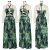 Import New arrival summer fashion digital print halter hollow out Lady Elegant Sexy Clothes Women Girls Casual maxi long Dress from China