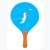 Import New Beach Paddle Game Set Customized pattern high-quality factory wooden Blue tennis racket Badminton Racket PA009 from China