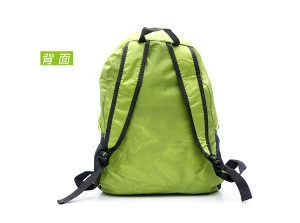 New candy color outdoor sports foldable backpack waterproof and ventilate traveling storage bag