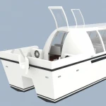 New Design 11.5 Meters Catamaran Water Taxi 50 Passengers Capacity