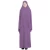 Import New design 2020 Islamic clothing women abaya plain color muslim prayer dress from China