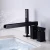 Import New Design Bathroom Fittings Bath Shower Faucets With Hand Spray 3 Hole Deck Mounted Black Bathtub Faucet from China