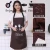 Import New design cotton cooking kitchen apron with sleeves from China