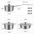 Import New Design Housewares Kitchenware Cookware Set Cookware Wholesale Stainless Steel Cookware Set from China